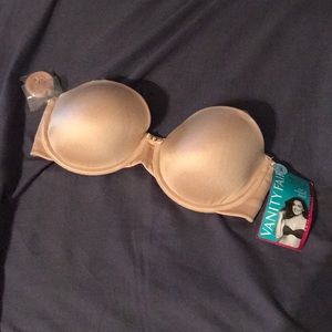 Nude strapless bra